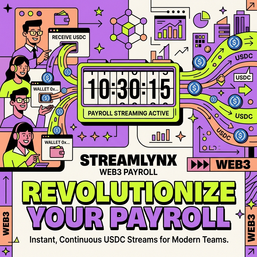 Web3 Payroll Streaming Header